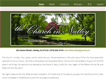 Tablet Screenshot of churchinnutley.org
